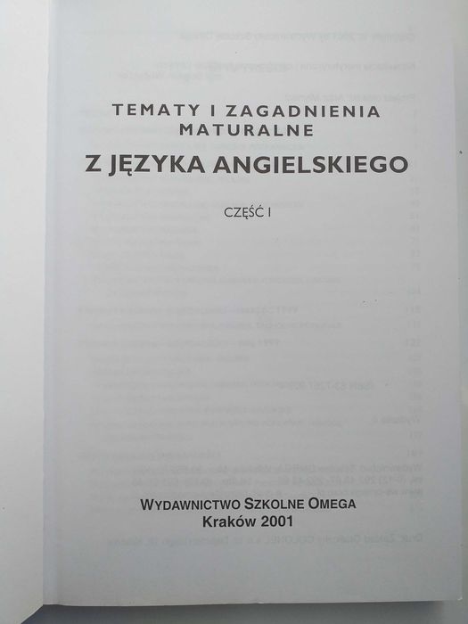 Książka j. angielski - tematy i zagadnienia maturalne