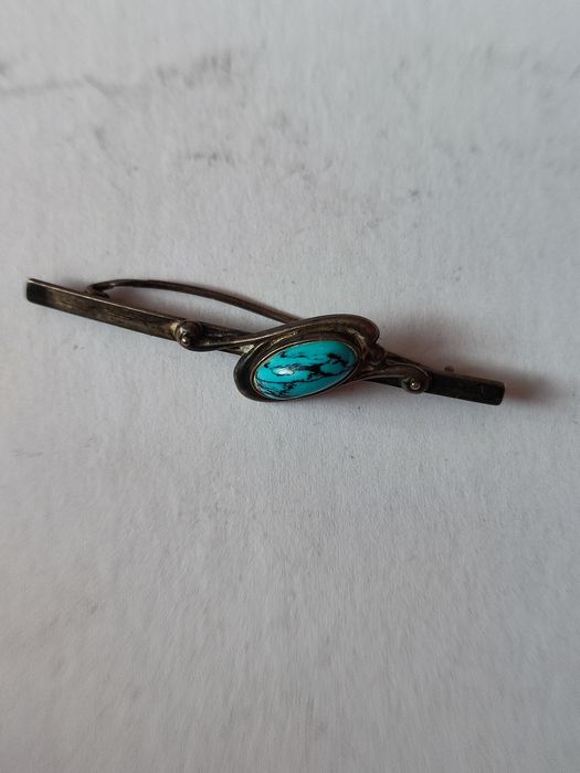 Warmet stara broszka srebro Agat Kłodzko