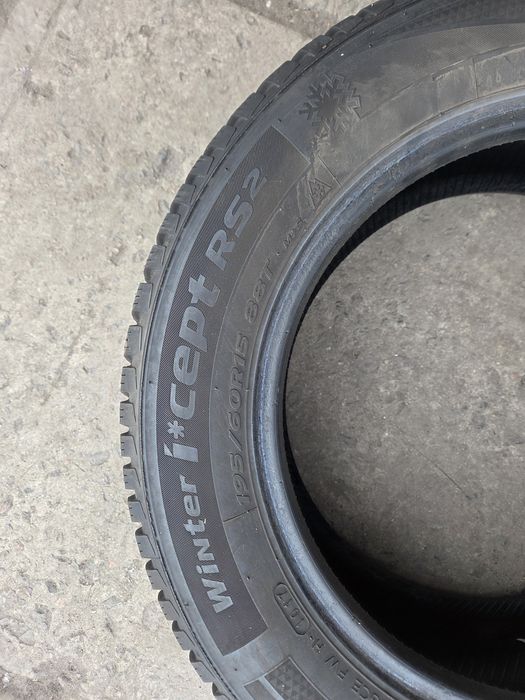 Шини зимові 195/60/r15, Hankook Winter I Cept RS 2, протектор 8,5мм.