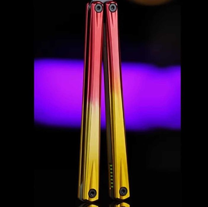 Eureka Armed Shark Премиум Тренировочный нож бабочка балисонг Новый!