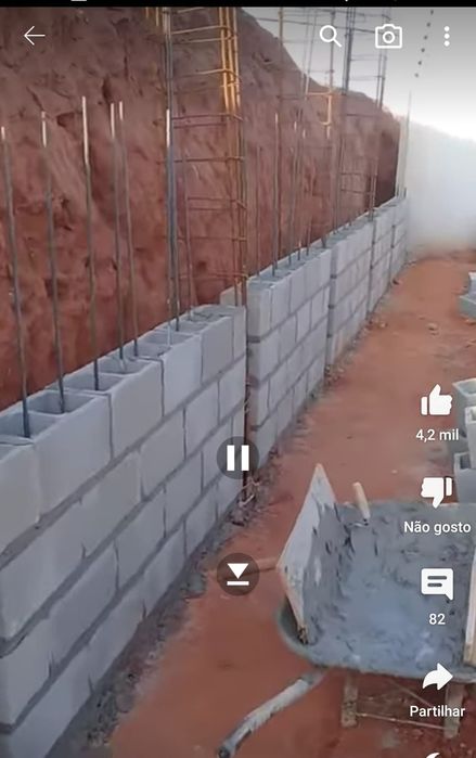 Trabalho de pedreiro