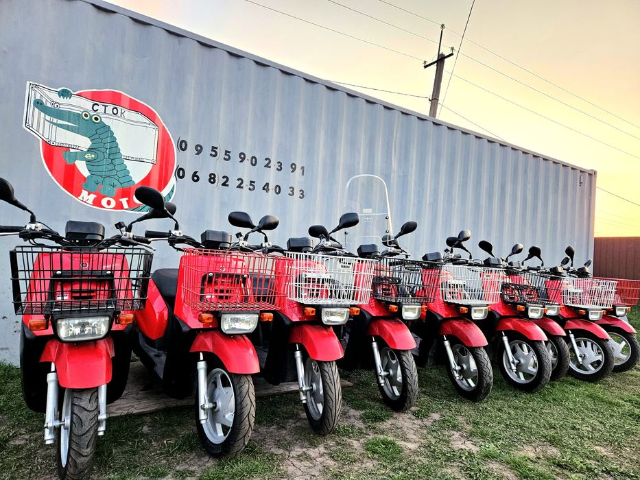 СтокМото:продажа опт./роздріб скутер ямаха гір gear ua06 ua07 ua08 Suzuki Lets 3 з контейнера без пробігу по Україні стокмото