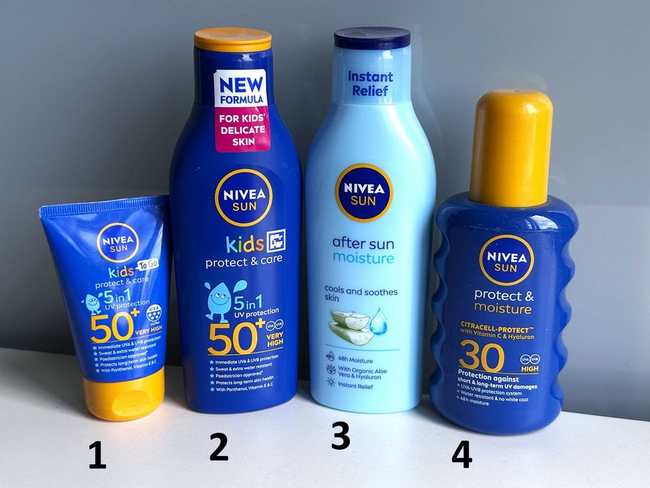 Набір сонцезахисної  дитячої косметики NIVEA SUN