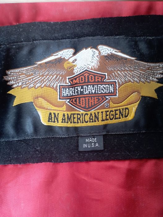 Blusão vintage HARLEY DAVIDSON com franjas