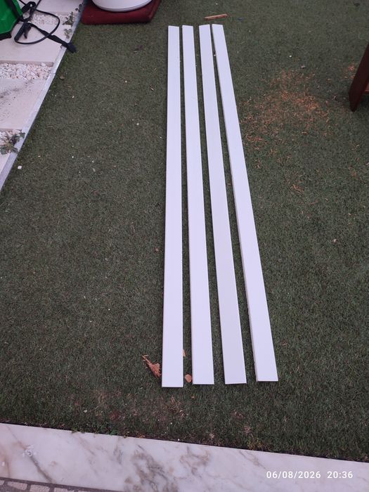 Kit de Guarnições para Porta (Branco) – 6Unidades Novass