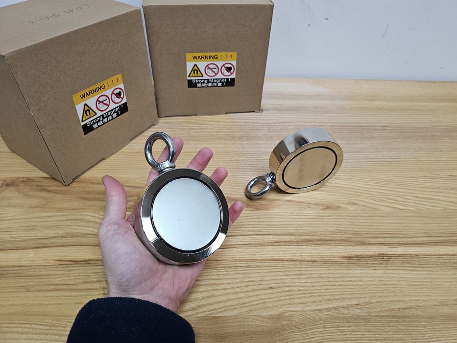 Качественный Магнит на 350кг Двухсторонний Неодимовый LNM94-3 Новый