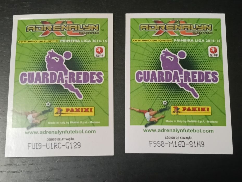 Cards especiais, Guarda Redes, Adrenalyn XL
