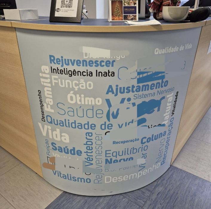 Balcão para  recepção