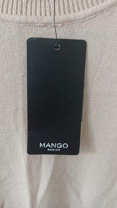 Koszulka damska top różowy Mango