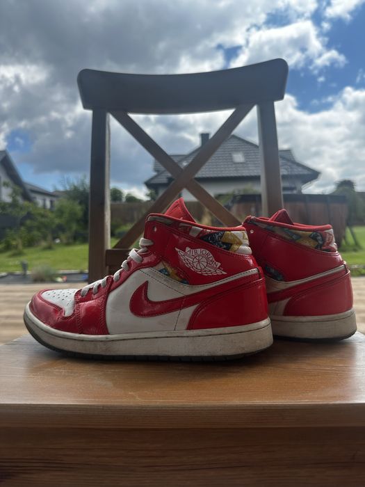 Nike Air Jordan 1 Mid Barcelona Red