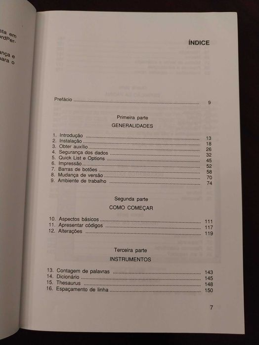 Wordperfect para Windows, de Arthur Tennick, colecção sistemas 62