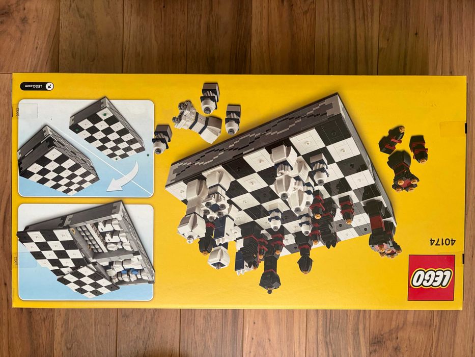LEGO 40174 Zestaw szachów z motywem LEGO