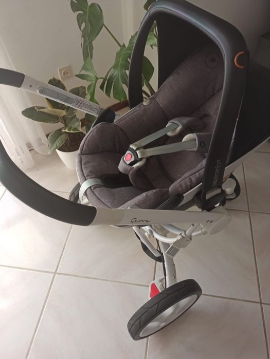 Conjunto cadeira auto peblle + quinny