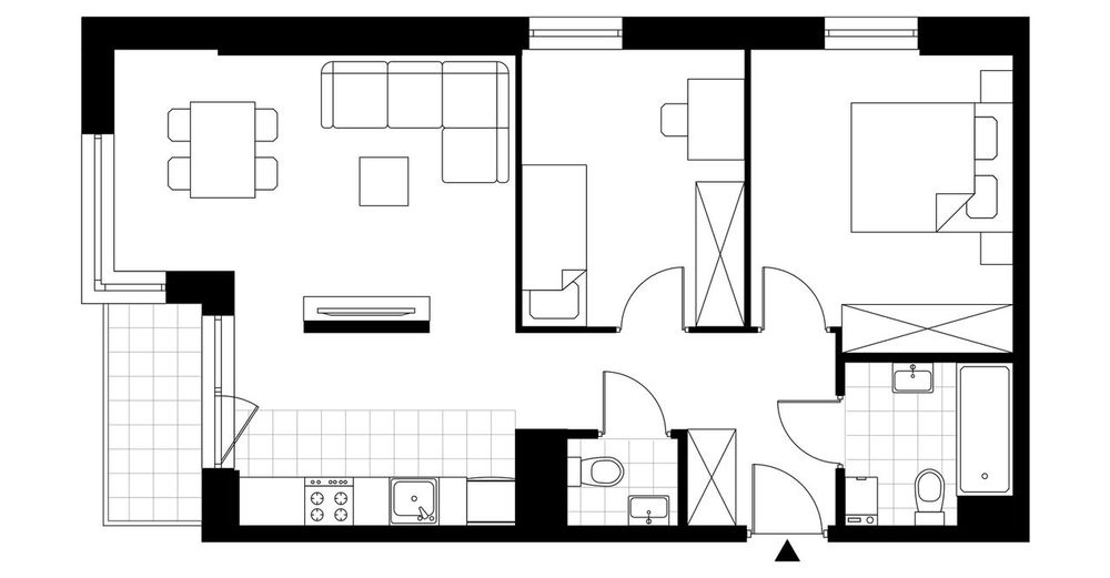 3-pokojowe mieszkanie 62m2 + balkon Bez Prowizji