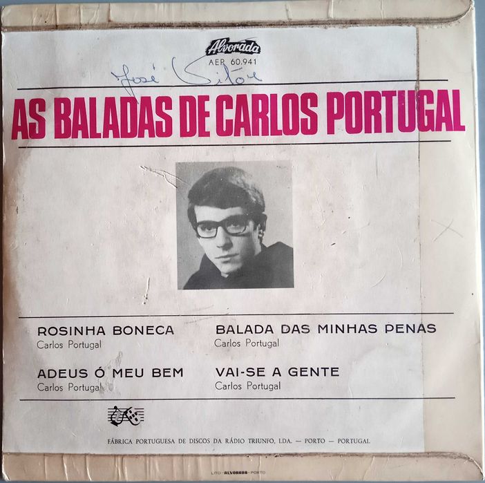 Carlos Portugal - - - - - As Baladas de Carlos Portugal - - - - - EP