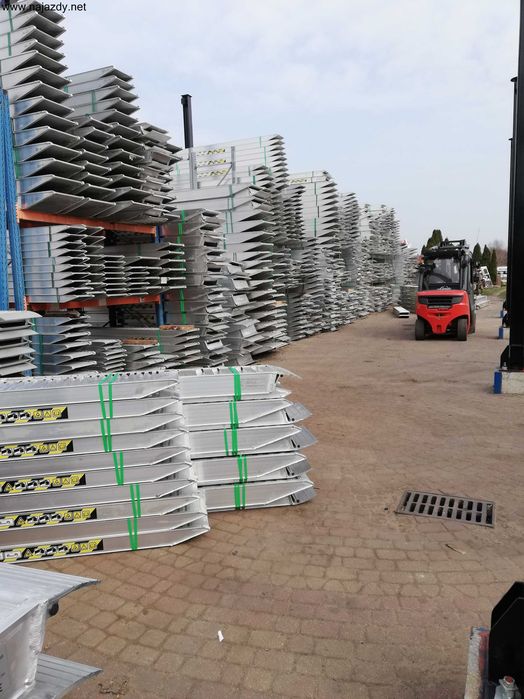 Najazdy Aluminiowe 3m 5,5ton od ręki/szybka wysyłka