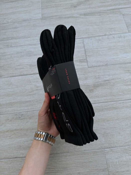 США! Лижні шкарпетки Spyder 5 Pack Stripe Crew Socks Оригінал 41-45