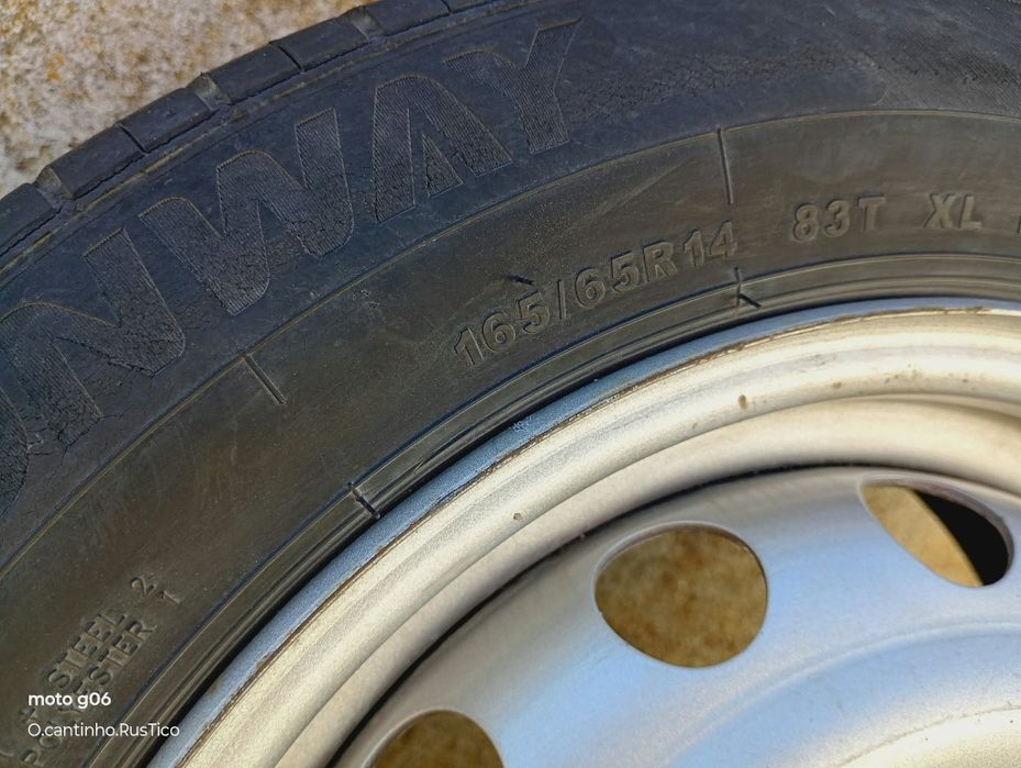 Jantes 14 4x100 com pneus