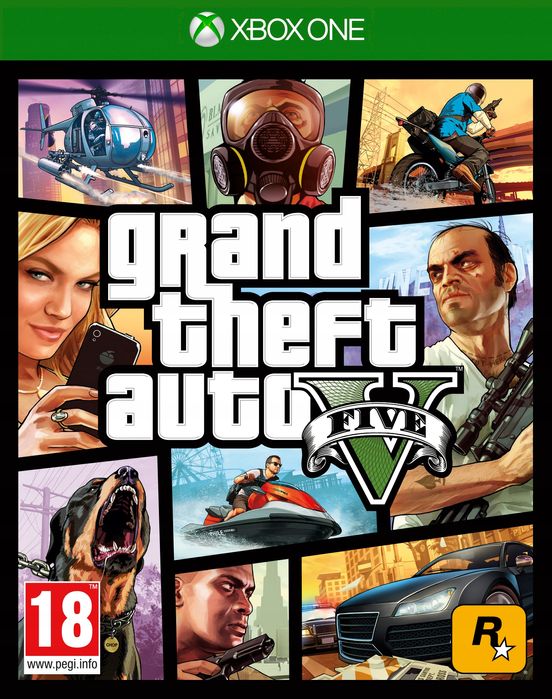 grand theft auto v xbox one pudełkowa