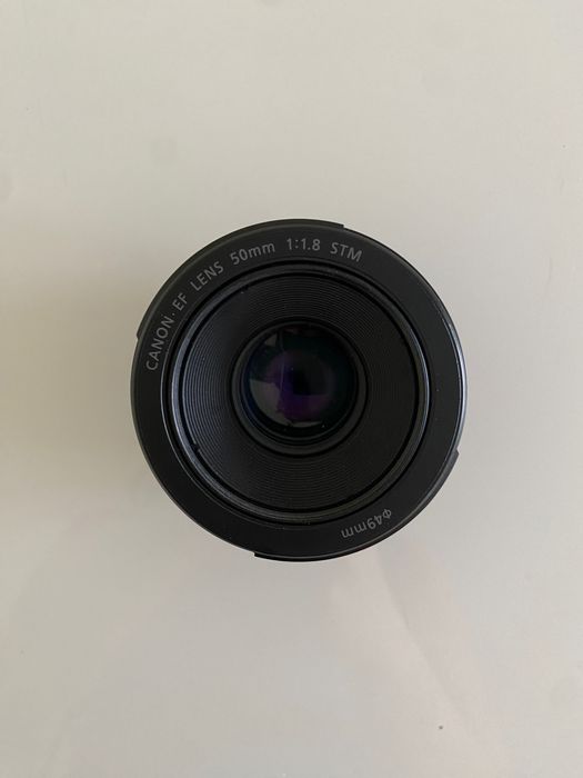 Câmera Canon EOS 80D + lente Canon EF 50mm F/1.8 STM