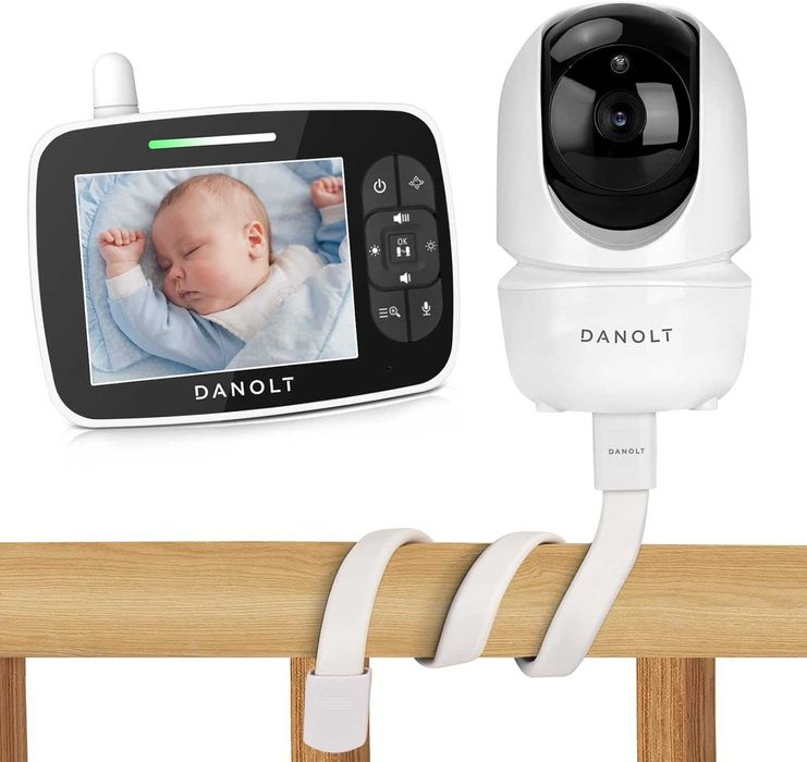 Elektroniczna niania z kamerą i uchwytem, 3,5 cala, 720p, Danolt spm6