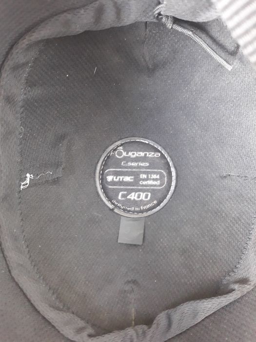 Capacete equitacao em veludo 54cm