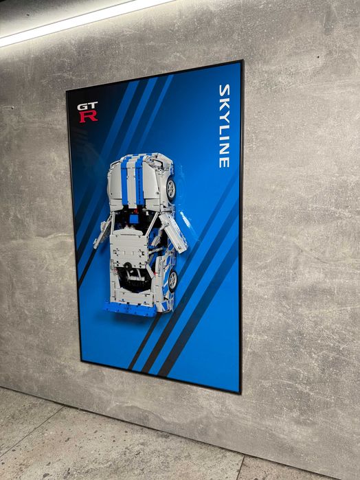 Рамка на Стіну для Лего LEGO Technic Nissan Skyline GT-R (R34) 42210