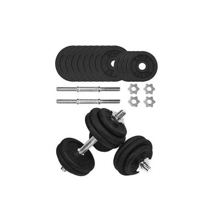 HANTLE ŻELIWNE 2x15 kg gryf Talerze zestaw 30kg NOWE!!! WR