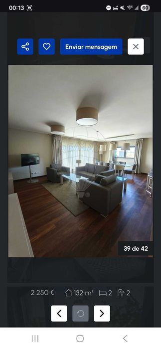 Conjunto de três sofás cinza