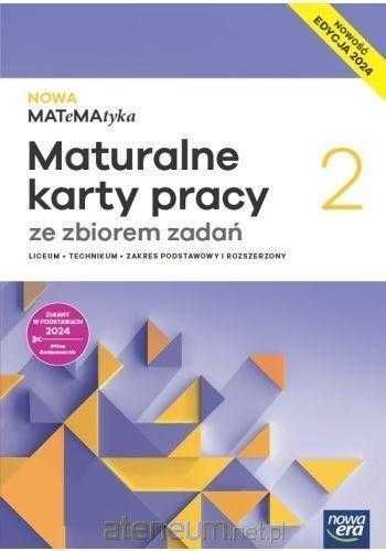 Nowa MATeMAtyka 2 Karty Pracy EDYCJA 2024 Podstawowy i Rozszerzony Era
