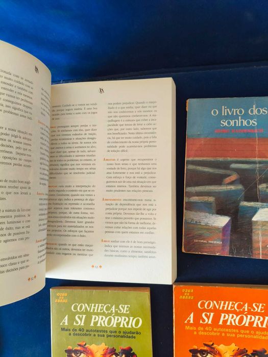 Lote 4 Livros Interpretação de Sonhos Misticismo e Autoconhecimento