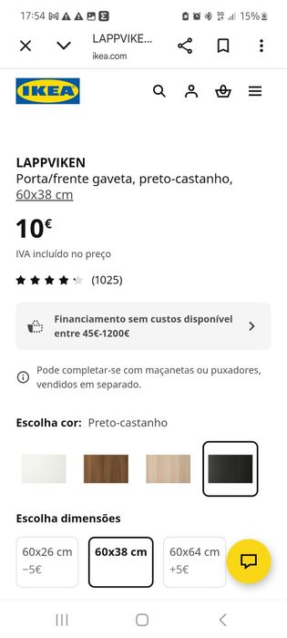 Porta movel besta Ikea