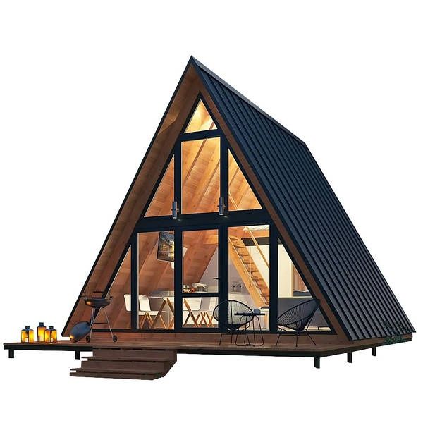 Будиночок у лісі. А-фрейм