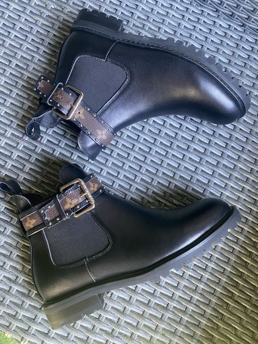 Шкіряні челсі Луі Вітон 40р 25,5 см