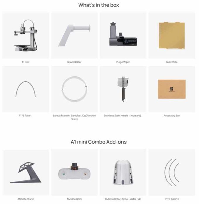 Impressora 3D Bambu Lab A1  Mini Combo AMS | Fatura | Garantia