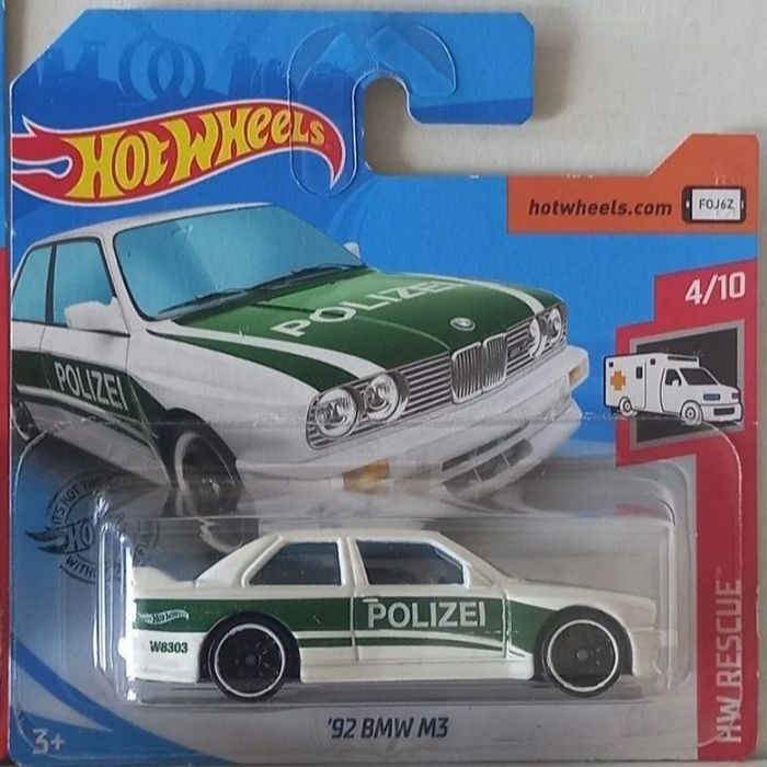 Conjunto 2 - 92 bmw m3 hot wheels