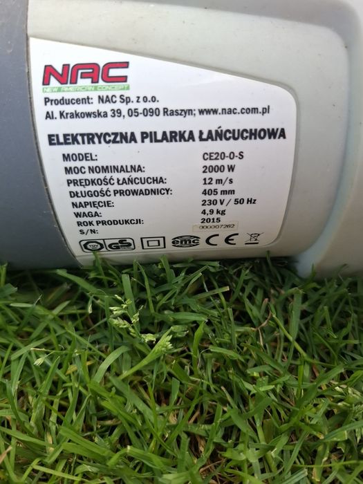 Elektryczna pilarka łańcuchowa NAC