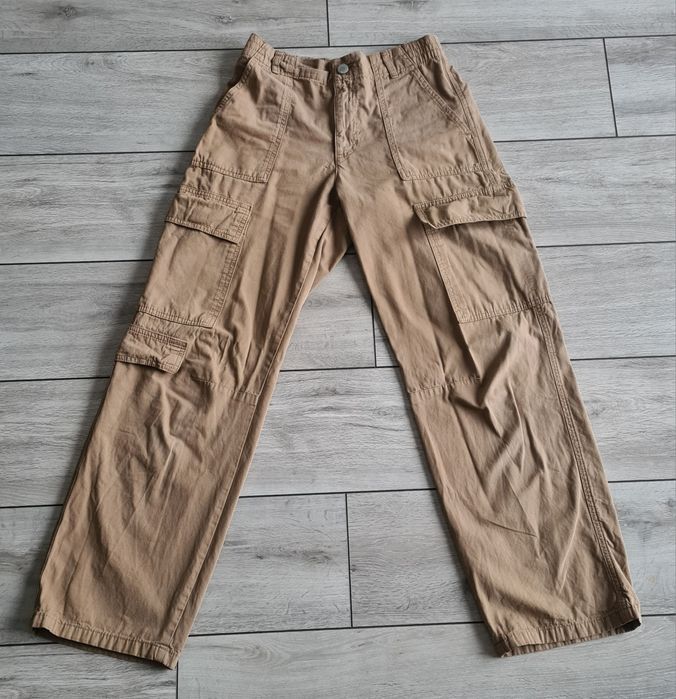Spodnie Cargo bojówki Pull&Bear S