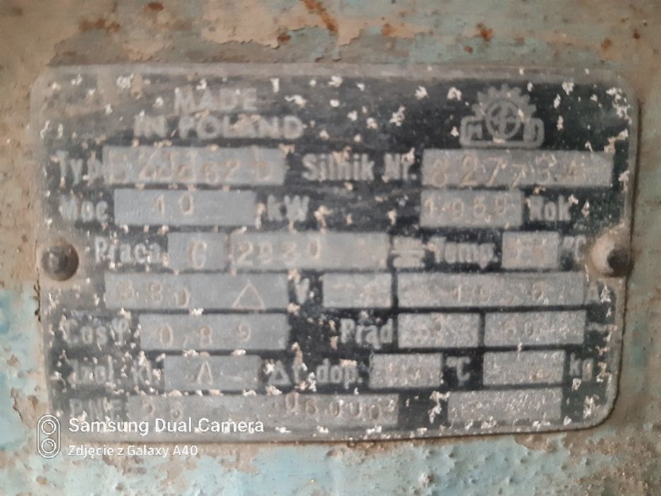 Pompa strażacka do wody silnik 10kv