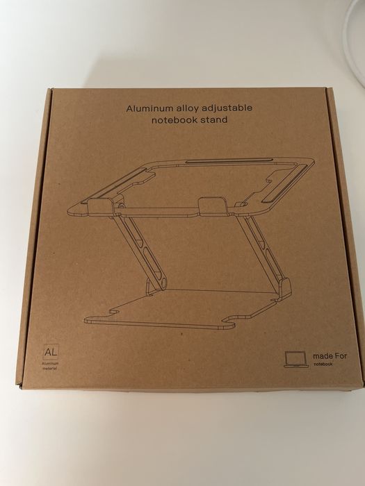 3 soportes de laptop regolaveis em aluminio - como NOVOS