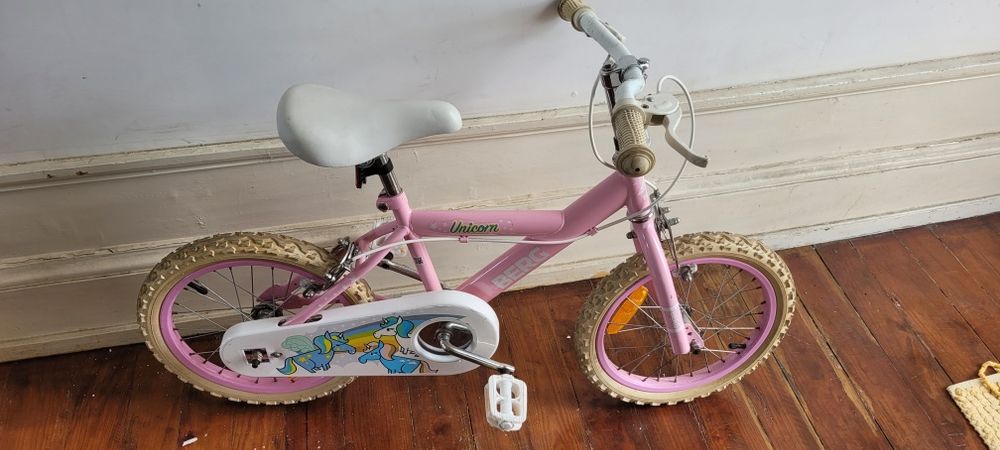 Bicicleta criança unicórnio