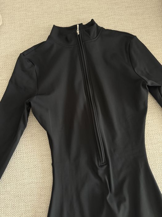 Утягуючий флісовий жіночий комбінезон catsuit