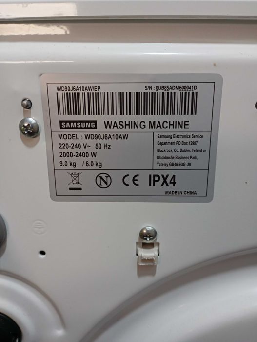 Placa principal Samsung lava e Seca 9.0kg / 6.0kg