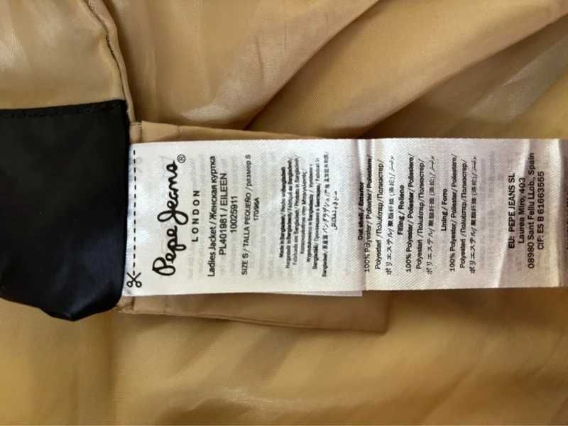 Kurtka zimowa pepe jeans