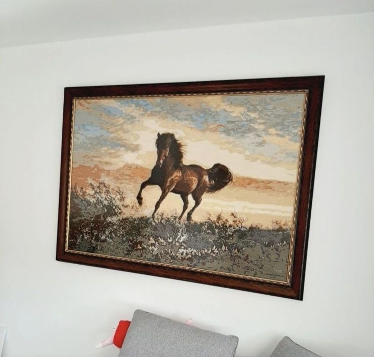 Obraz handmade KOŃ w Biegu