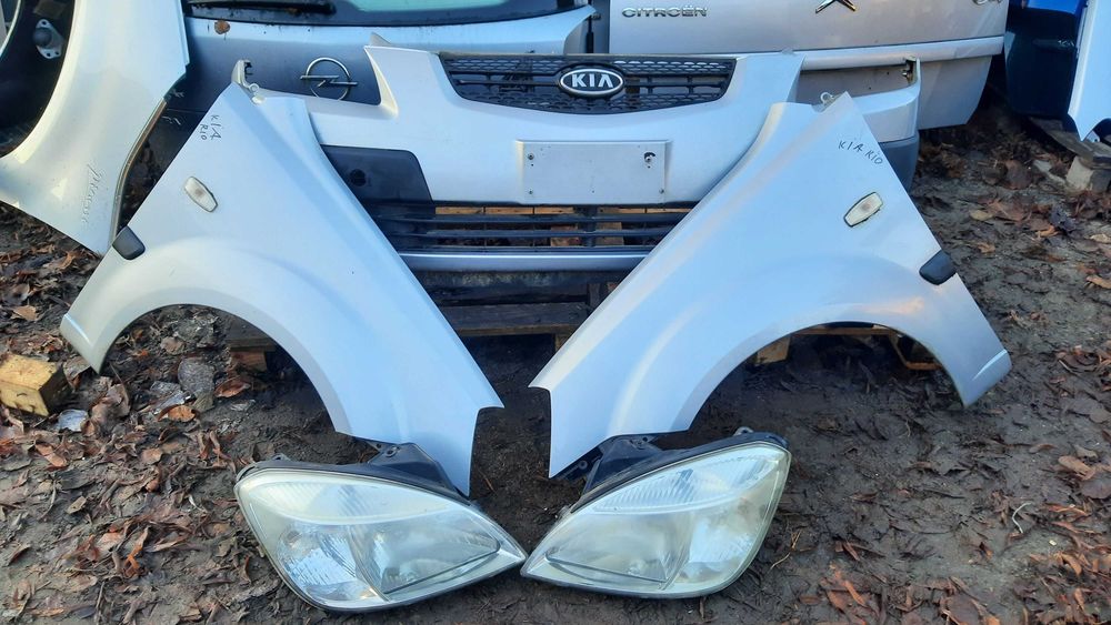 zderzak przedni KIA RIO II lak.  6C również błotnik i maska