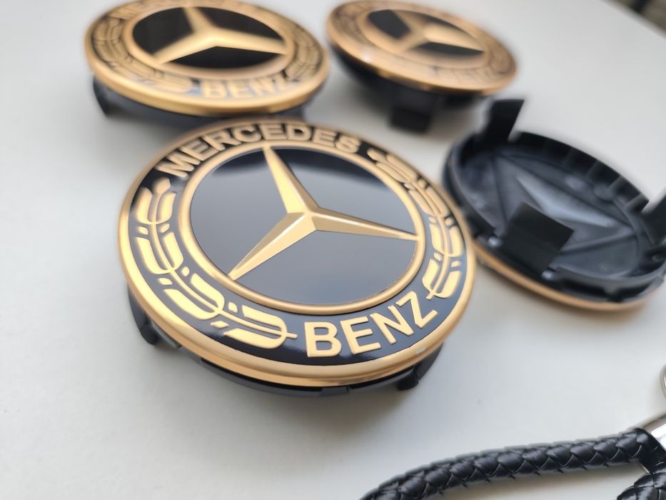 Centros de jante / Tapa Cubos / Hub Caps Mercedes - Benz 75mm