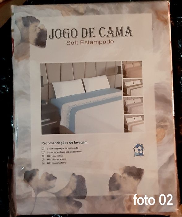 Jogo de lençóis de casal de Verão