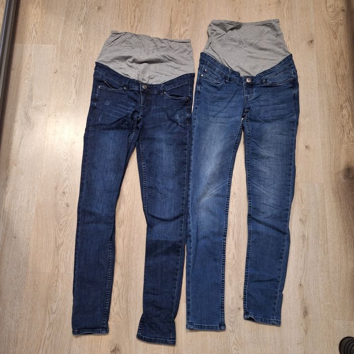 Spodnie, jeansy ciążowe Esmara, zestaw 2 szt. 34/36