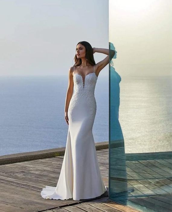 Suknia ślubna PRONOVIAS + jedwabny welon